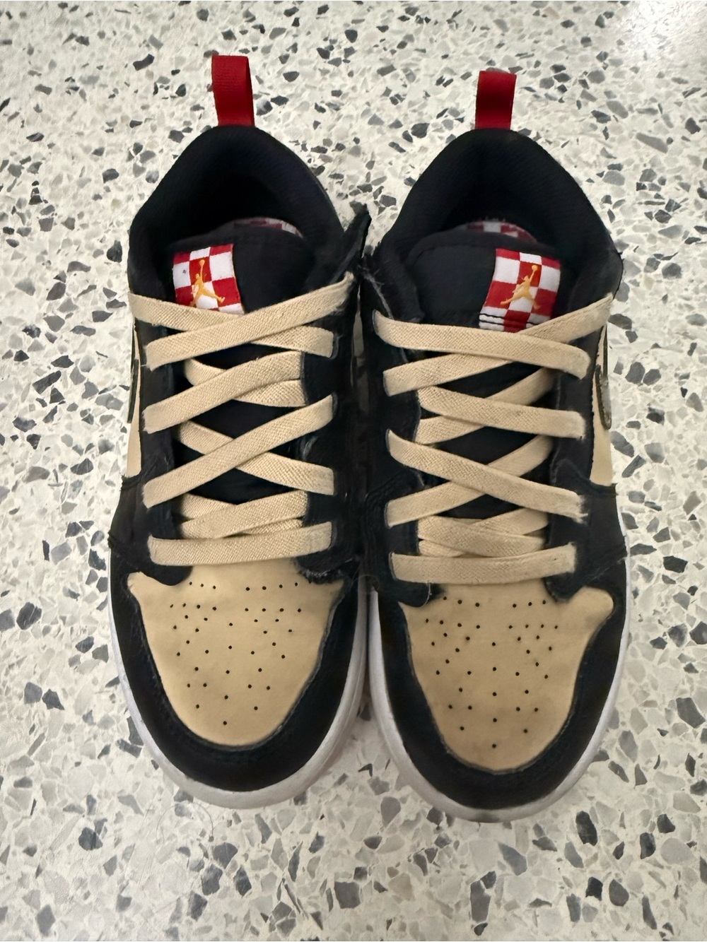 Retro Nike Jordan Pizza 1 Low Alt SE (PS) Kid 3Y Velcro Sneakers